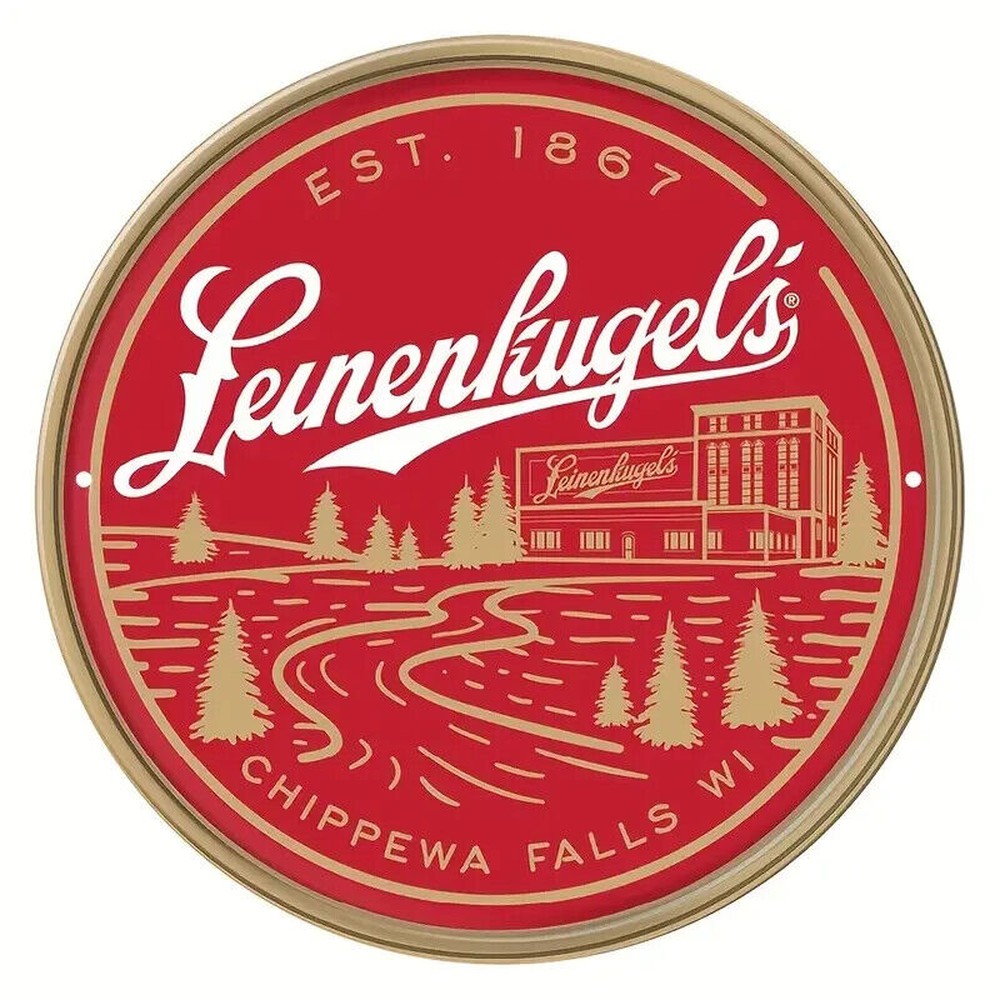 Leinenkugel's Beer Est. 1867 Vintage Novelty Metal Sign 12 inch Circle Home & Garden:Home Décor:Plaques & Signs Style Your Walls